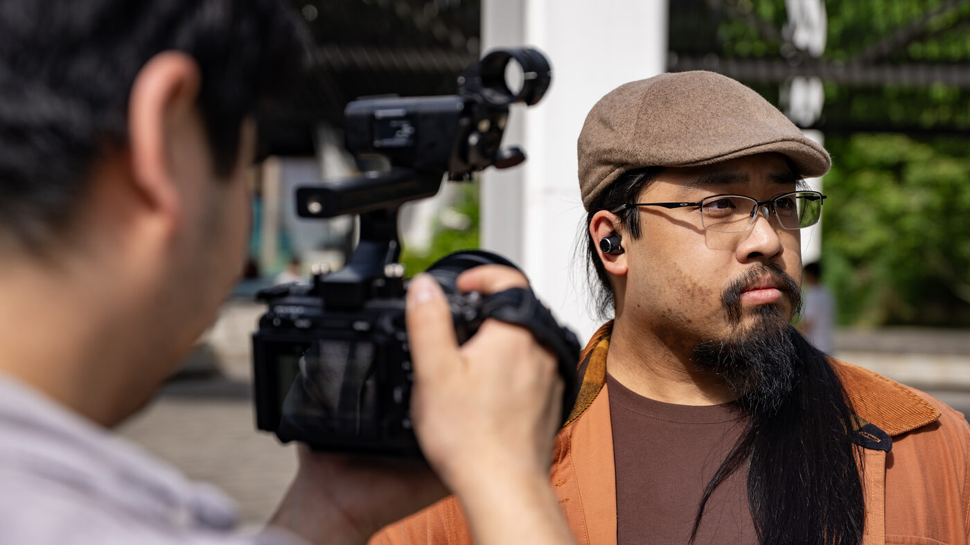 SoundGuys filming in the field